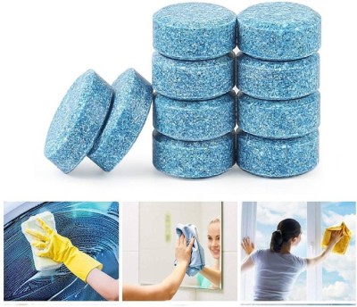 GOLDINKS 10PCS/1Set Home Office Window glass cleaning Detergent Tablets Windshield Tablet(10 x 1 g)