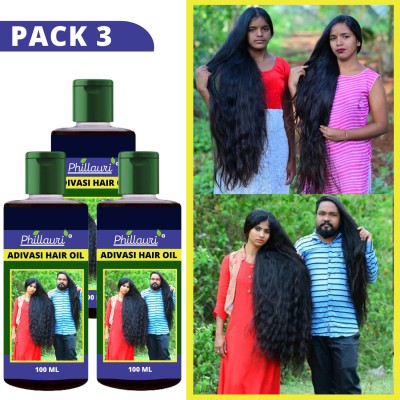 Phillauri Adivasi Herbal Premium quality hair oil for hair Regrowth (Pack of 3) Hair Oil