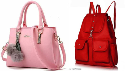 khatushyam collection Women Multicolor Handbag(Pack of: 2)