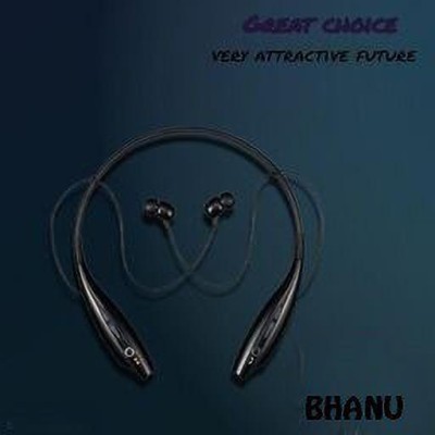 BHAVISHU HBS-730 HEADPHONE IN BLACK -25 Bluetooth Headset(Black, In the Ear)