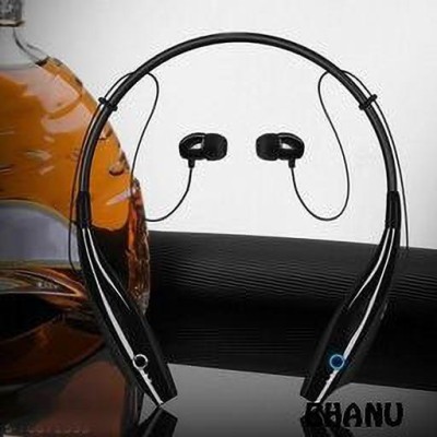 BHAVISHU HBS-730 HEADPHONE IN BLACK -26 Bluetooth Headset(Black, In the Ear)