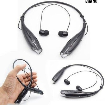 BHAVISHU HBS-730 HEADPHONE IN BLACK -20 Bluetooth Headset(Black, In the Ear)