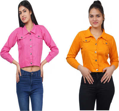 trendzmy 3/4th Sleeve Solid Women Jacket