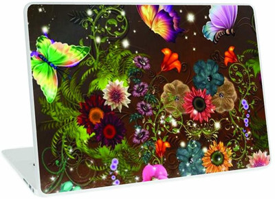 Galaxsia Floral D59 vinyl Laptop Skin Compatible for 15.6 inch(Theme: Nature)