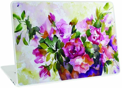 Galaxsia Floral D56 vinyl Laptop Skin Compatible for 15.6 inch(Theme: Nature)