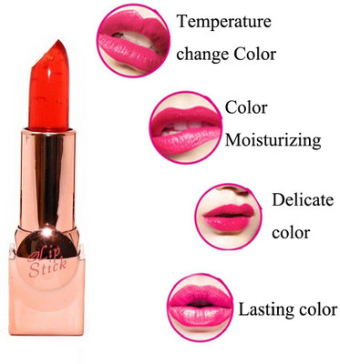 Herrlich BEST COLOR GLOSSY FINISH NON TRANSFER KISS PROOF COLOR CHANGING GEL LIPSTICK(BERRY, 3.6 g)