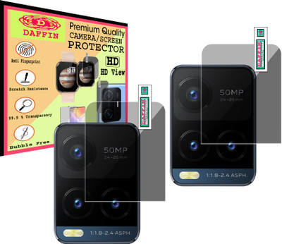 DAFFIN Back Camera Lens Glass Protector for VIVO Y21T(Pack of: 2)