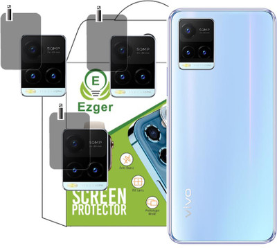 EZGER Back Camera Lens Glass Protector for VIVO Y21T(Pack of: 3)