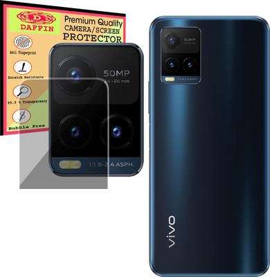 DAFFIN Back Camera Lens Glass Protector for VIVO Y21T BACK CAMERA PROTECTOR(Pack of: 1)