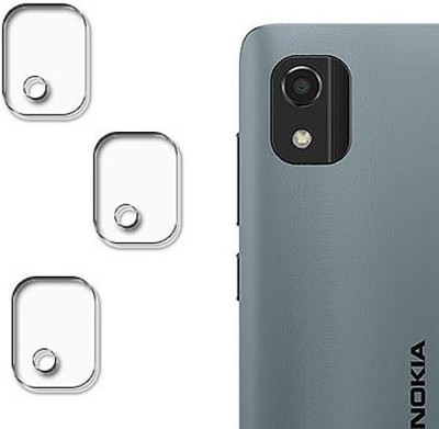 tombik Back Camera Lens Glass Protector for MEO-Nokia C2 2nd Edition-PACK-3(Pack of: 3)