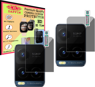 DAFFIN Back Camera Lens Glass Protector for VIVO Y21T(Pack of: 2)