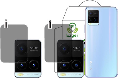 EZGER Back Camera Lens Glass Protector for VIVO Y21T(Pack of: 2)
