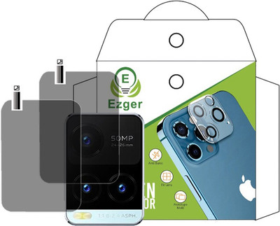 EZGER Back Camera Lens Glass Protector for VIVO Y21T(Pack of: 2)