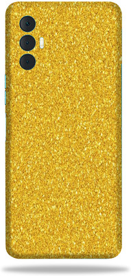 OggyBaba Tecno Spark 8 Pro Mobile Skin(Golden Glitter Skin With Ultra Matte Finish)