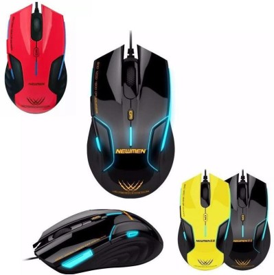 FKU Newmen N500 USB WIRED GAMING MOUSE Black Wired Optical  Gaming Mouse(USB 2.0, USB 2.0, Black)