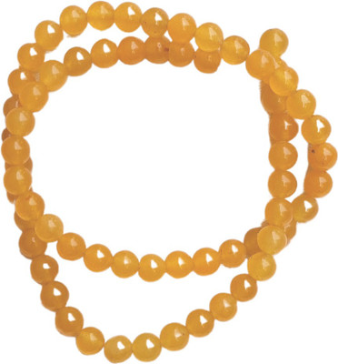 Maitri Export Maitri export Citrine 6mm line (pack of 1) Agate Stone Necklace