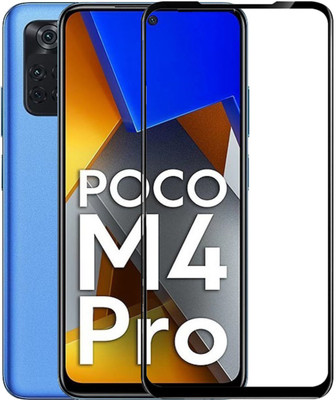 SNMART Edge To Edge Tempered Glass for POCO M4 Pro(Pack of 1)