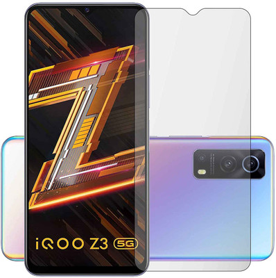 AGRSHI Tempered Glass Guard for iQOO Z3(Pack of 1)