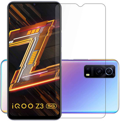 AGRSHI Tempered Glass Guard for iQOO Z3(Pack of 1)