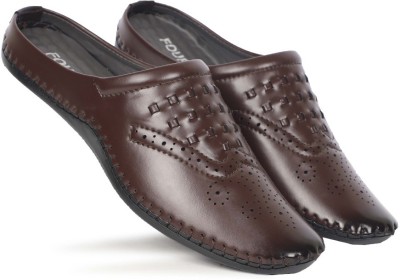 FOUR STAR AD-543 Clogs For Men(Brown , 9)