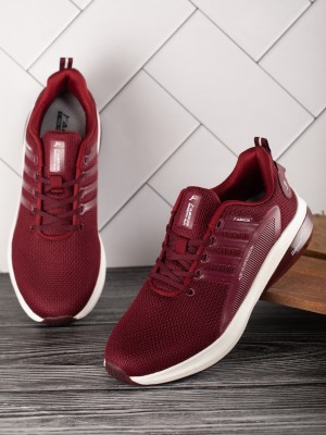 Abros Aldo-N Running Shoes For Men(Maroon , 9)