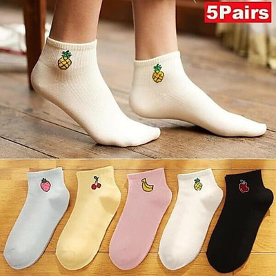SOXSTER Girls Printed Ankle Length(Pack of 5)