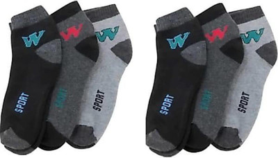 SOXSTER Men Embriodered Ankle Length(Pack of 6)