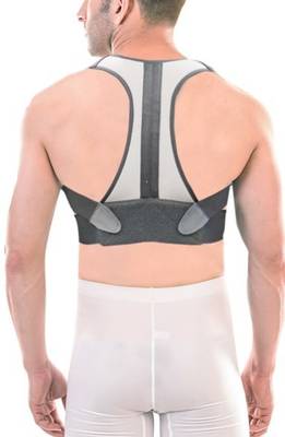Emporium Adjustable Back Straightener Brace Pose corrector & Back Pain Relief-Breathable Back & Abdomen Support