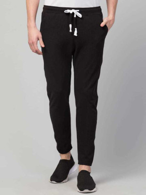 GL CREATION Solid Men Black Track Pants