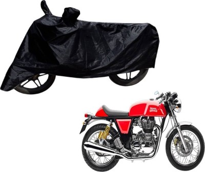 THE REAL ARV Two Wheeler Cover for Royal Enfield(Continental GT, Black)