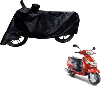 THE REAL ARV Two Wheeler Cover for Mahindra(Duro DZ, Black)