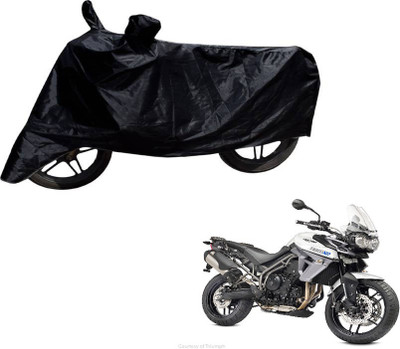 THE REAL ARV Two Wheeler Cover for Triumph(Tiger 800 XR, Black)
