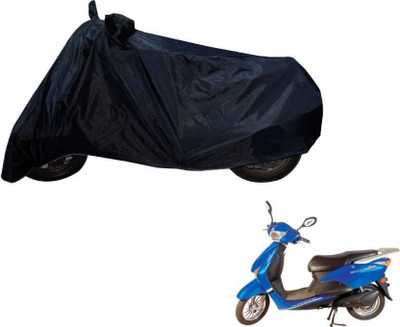 THE REAL ARV Two Wheeler Cover for Hero(E Scoot, Black)
