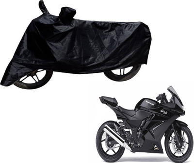 THE REAL ARV Two Wheeler Cover for Kawasaki(Ninja 250, Black)