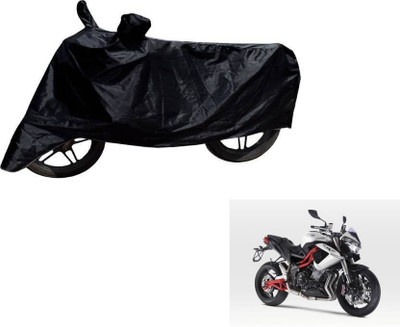 THE REAL ARV Two Wheeler Cover for DSK Benelli(TNT 25, Black)
