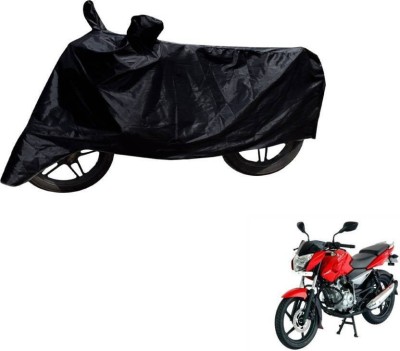 THE REAL ARV Two Wheeler Cover for Bajaj(Pulsar 135 LS DTS-i, Black)