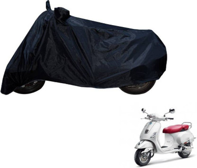 THE REAL ARV Two Wheeler Cover for Piaggio(Vespa, Black)