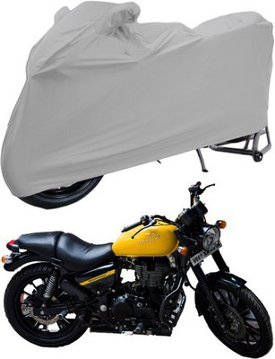 THE REAL ARV Two Wheeler Cover for Royal Enfield(Thunderbird 500, Silver)