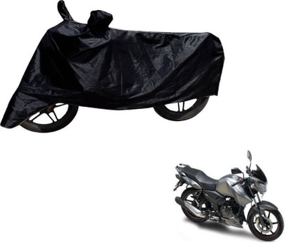 THE REAL ARV Two Wheeler Cover for TVS(Apache, Black)
