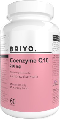 BRIYOSIS CoQ10 - Coenzyme Q10 60 Softgels Formulated To Provide Superior Absorption(60 No)