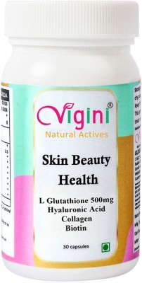 Vigini Biotin 10000mcg Multivitamin Supplement Hair Growth Glowing Skin Nail Brittleness(30 Capsules)