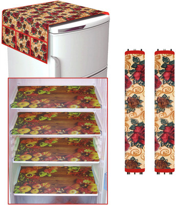 LooMantha Fridge Mat(Width: 55 cm, Red)