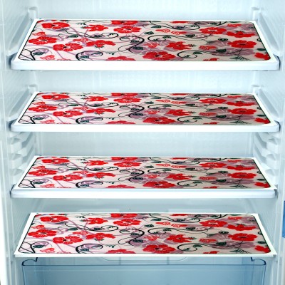 Bossify Fridge Mat(Width: 47 cm, Red)