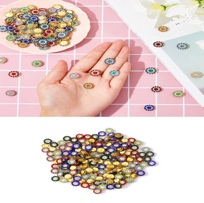 Shivarth Beads Multiuse for Art and carfts Zarkan Flower (100pcs 10MM)
