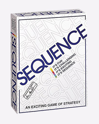 SEQUENCE Board Game An Exciting Game Of Strategy Challenging Card Game for Ages 7 & Above Strategy & War Board Game