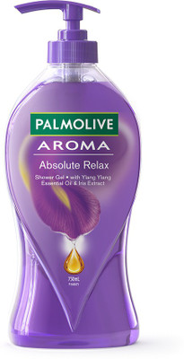 PALMOLIVE Iris & Ylang Ylang Essential Oil Aroma Absolute Relax, Moisturizing Body Wash (750 Ml) For Rs. 240 @ 55 %