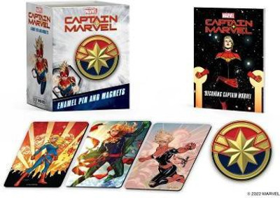 Marvel: Captain Marvel Enamel Pin and Magnets(English, Paperback, Elder Robert K)