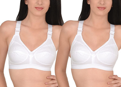 Silky Fit Women Full Coverage Non Padded Bra(White)