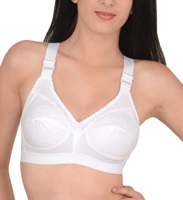 Silky Fit Women T-Shirt Non Padded Bra(White)