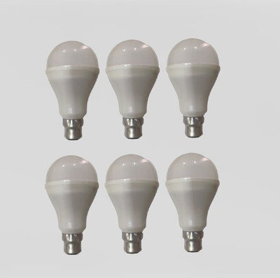 VIYASHA 12 W Basic Round B22 LED Bulb(White, Pack of 6)